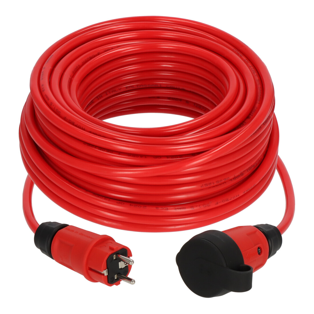 Brennenstuhl Professional Verlengsnoer VQ 2100 IP44, 25m rood H07BQ-F 3G1,5
