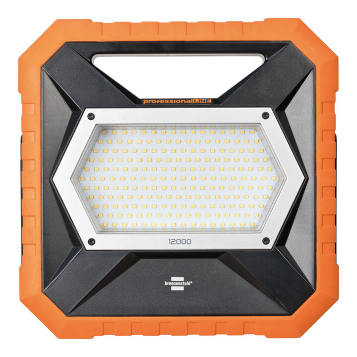 Brennenstuhl professionalLINE Mobiler LED Baustrahler X 12000 M, mit 5m Kabel, mit OSRAM LEDs, 12000 lm, IP54
