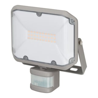 Brennenstuhl Projecteur à LED AL 2050 avec PIR / Projecteur à LED pour l'extérieur avec détecteur de mouvement 2080 lumen (Projecteur à LED pour l'extérieur pour montage mural, 20W, lumière blanche chaude 3000K, IP44)