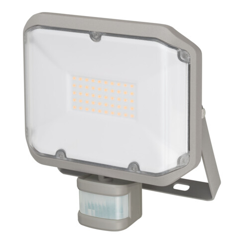 Brennenstuhl Projecteur à LED AL 3050 avec PIR / Projecteur à LED pour l'extérieur avec détecteur de mouvement 3110 lumen (Projecteur à LED pour l'extérieur pour montage mural, 30W, lumière blanche chaude 3000K, IP44)