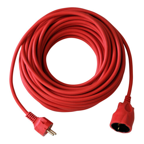 Brennenstuhl Prolunga in plastica rossa 20m, H05VV-F 3G1.5