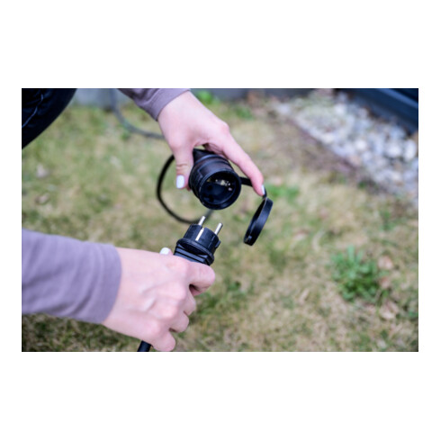 Brennenstuhl Qualitäts-Gummikabel IP44 5m schwarz