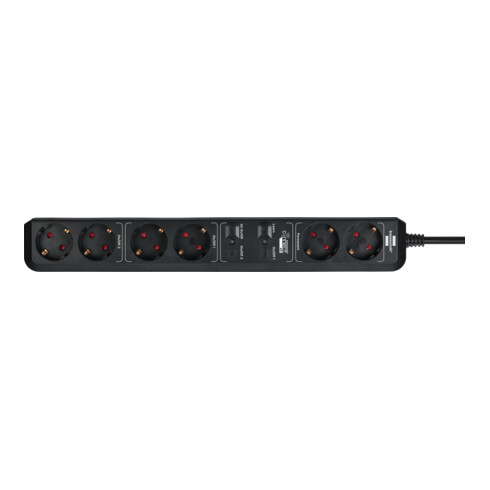 brennenstuhl®Connect Eco-Line WiFi Steckdosenleiste 1,5m H05VV-F3G1,5 schwarz