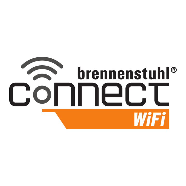 Brennenstuhl®Connect Ecolor WiFi stekkerdoos 3-voudig wit/zwart