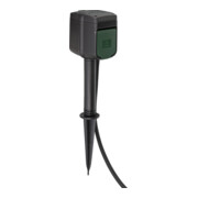 brennenstuhl®Connect WIFI Gartensteckdose mit Erdspieß und Montageplatte IP44 2-fach 10m H07RN-F3G1,5-1