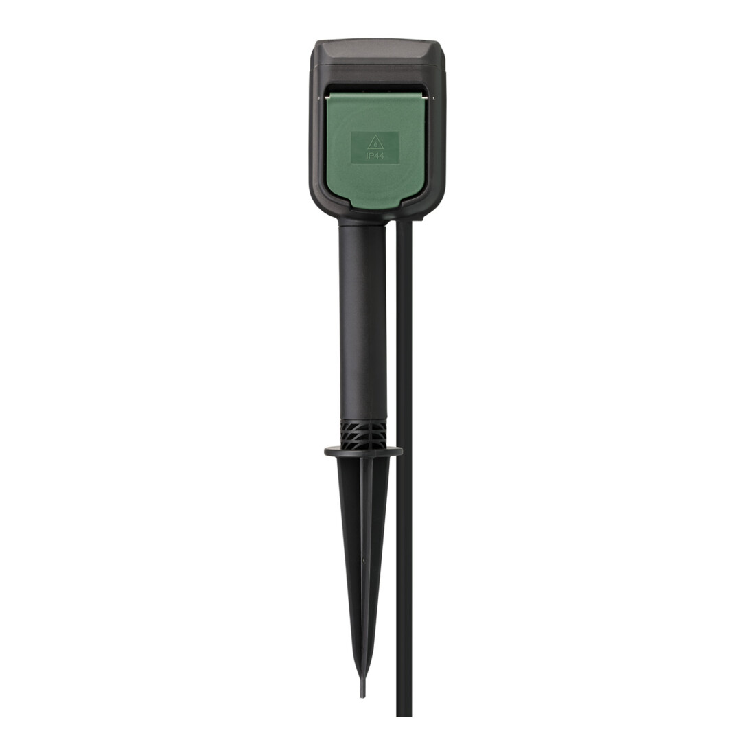 brennenstuhl®Connect WIFI Gartensteckdose mit Erdspieß und Montageplatte IP44 2-fach 10m H07RN-F3G1,5