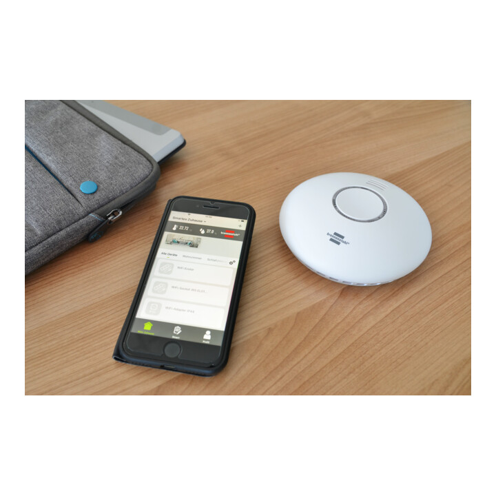 Brennenstuhl®Connect WiFi Rook- en Warmtemelder WRHM01