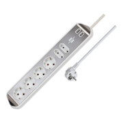 Brennenstuhl®estilo Ecksteckdosenleiste 6-fach (1153590620)-1