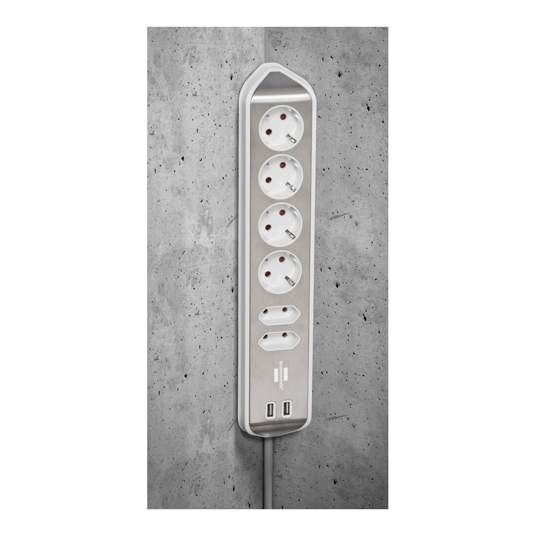 Brennenstuhl®estilo Ecksteckdosenleiste 6-fach (1153590620)
