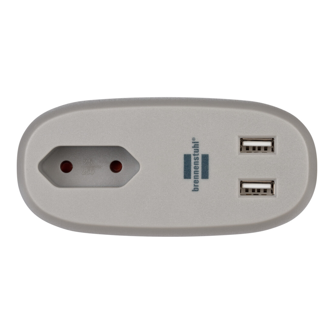brennenstuhl®estilo Sofa-Steckdose mit Ladefunktion 1x Euro-Steckdose und 2x USB-Charger