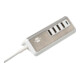 Brennenstuhl®estilo USB Ladegerät mit Schnellladefunktion / Mehrfach USB Ladestation mit Edelstahloberfläche und 1,5m Textil-Kabel-5