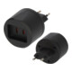 Brennenstuhl Reisestecker USA => Euro mit 2,5A Sicherung-1
