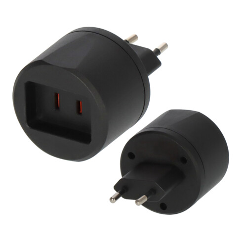 Brennenstuhl Reisestecker USA => Euro mit 2,5A Sicherung
