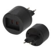 Brennenstuhl Reisestecker USA => Euro mit 2,5A Sicherung-1