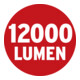 Brennenstuhl Riflettore da costruzione ibrido Multi Battery LED 360° 12050 MH, 12000lm, IP54-5