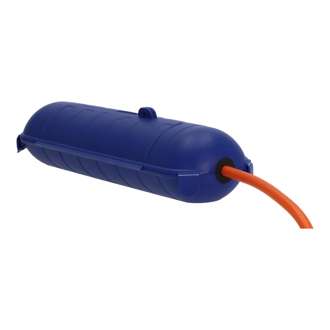 Brennenstuhl Safebox CEE 230V / Schutzbox IP44 für Verlängerungskabel (Schutzkapsel für H07RN-3G2,5 Kabel im Außenbereich, Campingzubehör) blau
