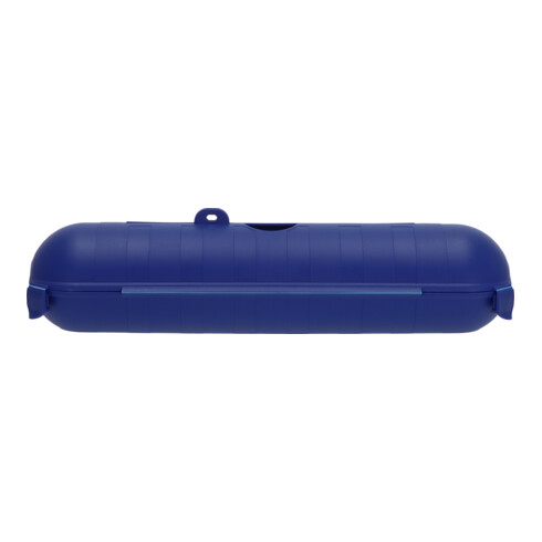 Brennenstuhl Safebox CEE 230V / Schutzbox IP44 für Verlängerungskabel (Schutzkapsel für H07RN-3G2,5 Kabel im Außenbereich, Campingzubehör) blau