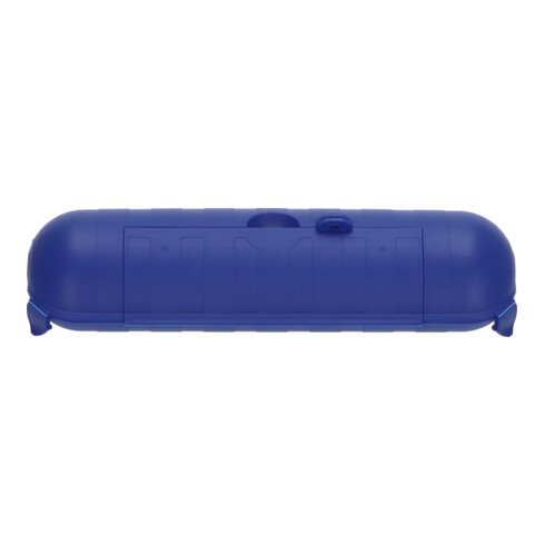 Brennenstuhl Safebox CEE 230V / Schutzbox IP44 für Verlängerungskabel (Schutzkapsel für H07RN-3G2,5 Kabel im Außenbereich, Campingzubehör) blau