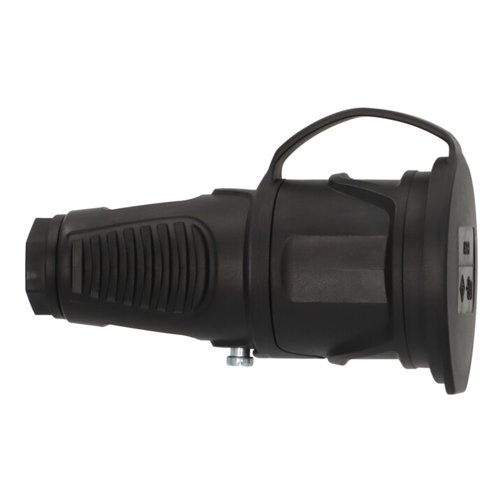 Brennenstuhl Schutzkontakt-Gummikupplung 230V/16A (Schuko Kupplung für den Außenbereich IP54, mit Schutzkappe)