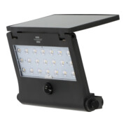 Brennenstuhl Solar LED Strahler SOL 1000 Pad / LED Wandleuchte für außen mit Bewegungsmelder (Solarlampe IP65, 1000lm, 4 verschiedene Licht Modi, Dämmerungssensor, inkl. Akku)