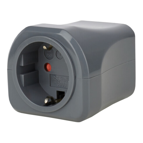 Brennenstuhl Spina da viaggio universale con 7 adattatori 1508160W, Fusibile 10A in blis 1508160