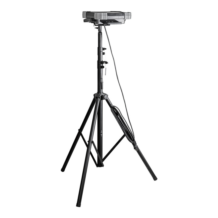 Brennenstuhl Stabiles Stahlstativ für Baustrahler TS 300, höhenverstellbar von 130-300cm, bis max. 20kg