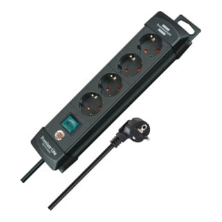 Brennenstuhl Steckdosenleiste 4-fach 1951140100 Premium-Line schwarz 1,8m H05VV-F 1951140100