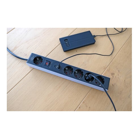 Brennenstuhl Steckdosenleiste 5-fach mit USB C Power Delivery und 2 USB 2,4 A