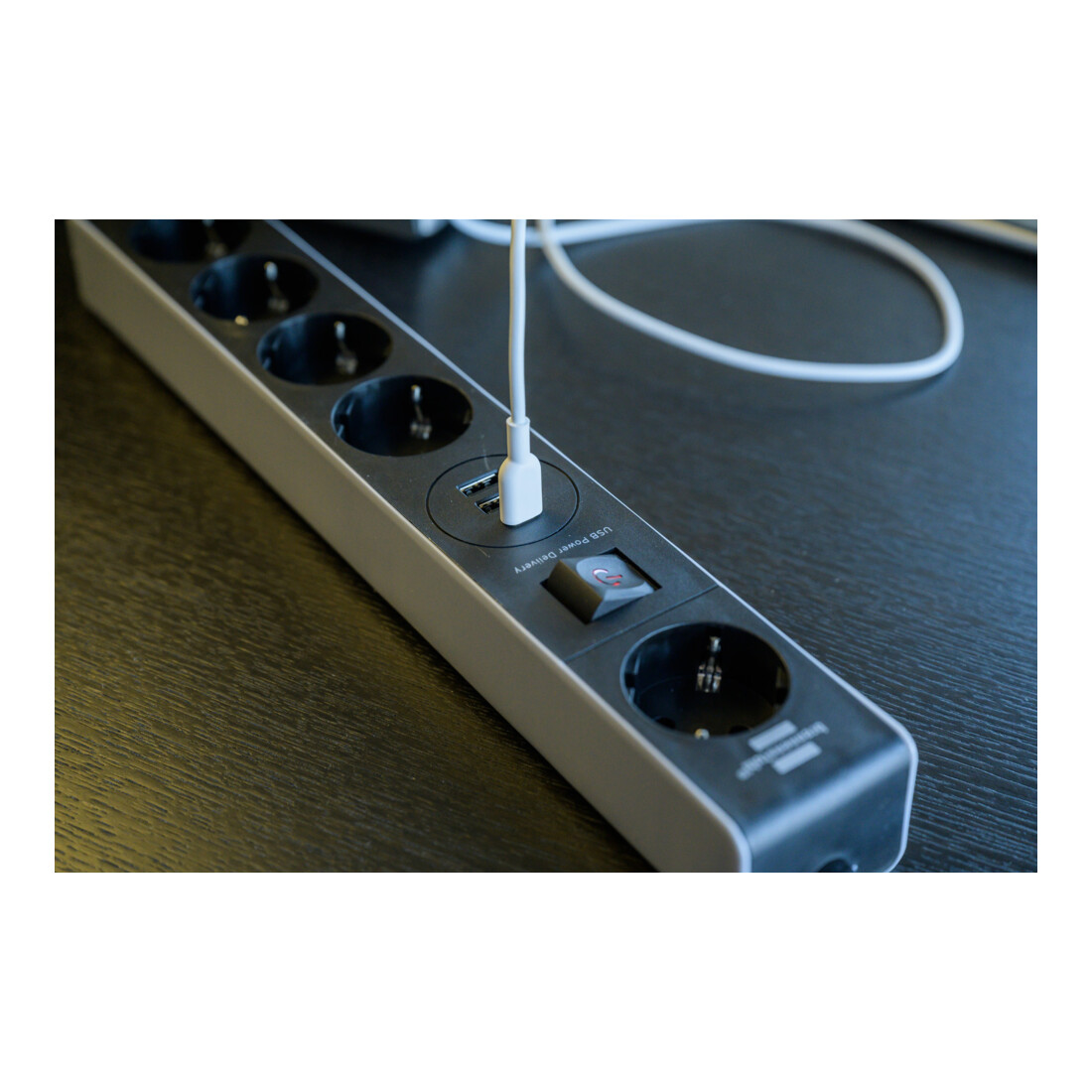 Brennenstuhl Steckdosenleiste 5-fach mit USB C Power Delivery und 2 USB 2,4 A
