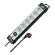 BRENNENSTUHL Steckdosenleiste 6-fach  1951560100 Premium-Line  schwarz/lichtgrau 3m 1951560100