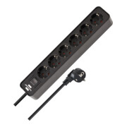 BRENNENSTUHL Steckdosenleiste 6-fach mit Schalter