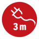 BRENNENSTUHL Stekkerdoos 6-voudig 45° zwart m 3m kabel H05VV-F3G1,5 1159500400