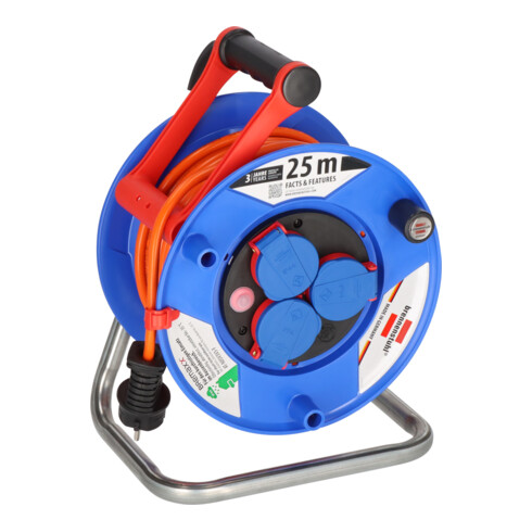 Brennenstuhl Tamburo per cavi Garant IP44i 25m AT-N05V3V3-F 3G1.5
