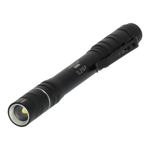 Brennenstuhl Taschenlampe LED LuxPremium TL 210 F/Handlampe mit Batterien und heller Osram-LED (180lm, bis zu 7h Leuchtdauer, 50m Leuchtweite, fremdkörper- und spritzwassergeschützt IP44)