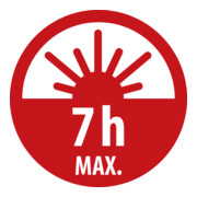 Brennenstuhl Taschenlampe LED LuxPremium TL 210 F/Handlampe mit Batterien und heller Osram-LED (180lm, bis zu 7h Leuchtdauer, 50m Leuchtweite, fremdkörper- und spritzwassergeschützt IP44)-2