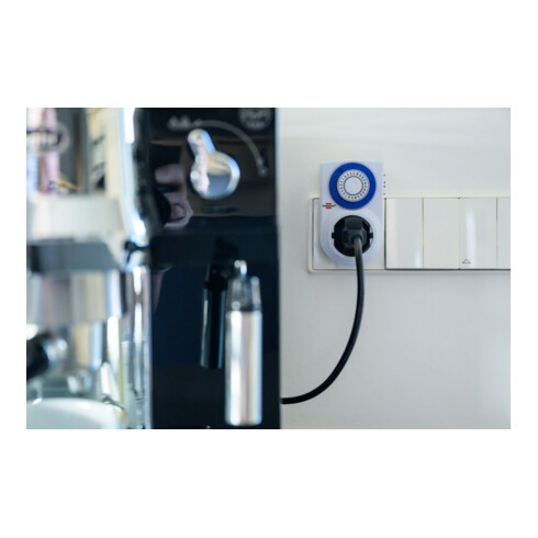 Brennenstuhl Timer giornaliero MMZ 20, bianco IP20 - 1506160