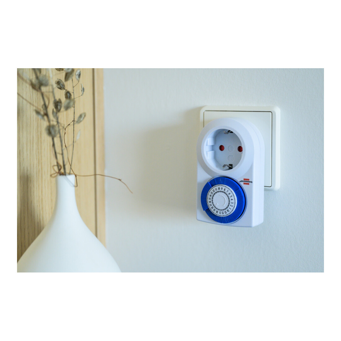 Brennenstuhl Timer giornaliero MMZ 20, bianco IP20 - 1506160
