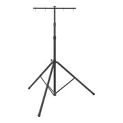 Brennenstuhl Treppiede telescopico da cantiere ST 301, nero con barra trasversale