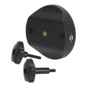 Brennenstuhl Universal Magnethalter MH 1 (Anbringung von Strahlern an metallischen Oberflächen, Tragkraft ca. 3kg, metrisches Gewinde M6, inkl. 12mm und 30mm Schraube)-4