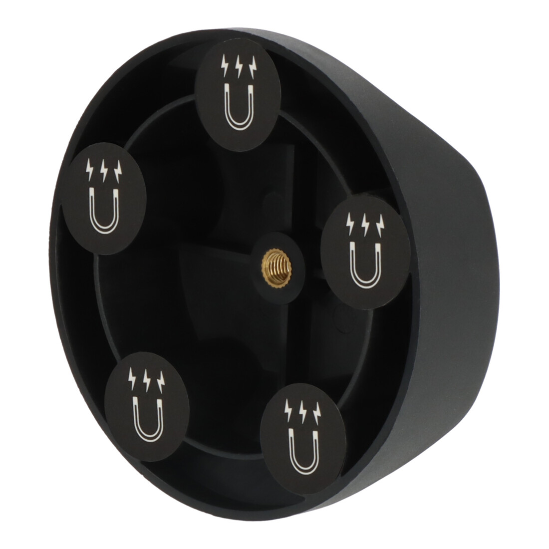 Brennenstuhl Universal Magnethalter MH 1 (Anbringung von Strahlern an metallischen Oberflächen, Tragkraft ca. 3kg, metrisches Gewinde M6, inkl. 12mm und 30mm Schraube)