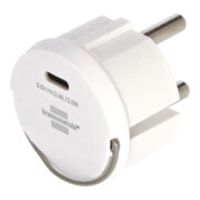 Brennenstuhl USB C stekkeradapter, stopcontactunit, 2,4A, compatibel met IP44 stopcontacten en haspels-2