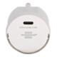 Brennenstuhl USB C stekkeradapter, stopcontactunit, 2,4A, compatibel met IP44 stopcontacten en haspels