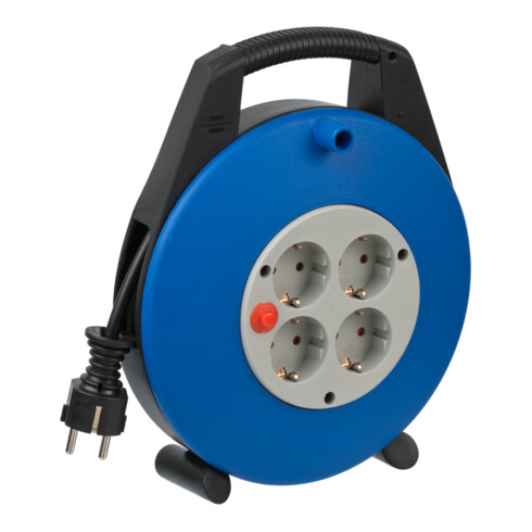 Brennenstuhl Vario Line zwart/blauw/lichtgrijs 10m