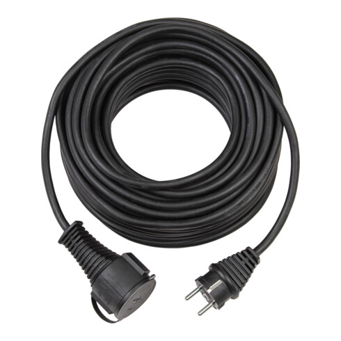 BRENNENSTUHL Verl.-Kabel BREMAXX 15m sch 1169890 t N05V3V3-F3G1,5 - Stecker u. Kuppl 1169890