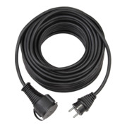 BRENNENSTUHL Verl.-Kabel BREMAXX 25m sch 1169900 t N05V3V3-F3G1,5 - Stecker u. Kuppl 1169900
