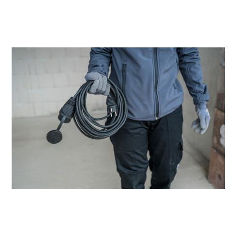 Brennenstuhl verlengkabel BREMAXX 10m sch 1169870 t N05V3V3-F3G1,5 - stekker en koppeling 1169870
