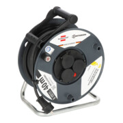 Brennenstuhl x Contorion Kabeltrommel 40m IP44 ( 3 Schutzkontakt-Steckdosen, Baustelleneinsatz, Made in Germany)