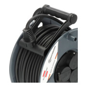 Brennenstuhl x Contorion Kabeltrommel 40m IP44 ( 3 Schutzkontakt-Steckdosen, Baustelleneinsatz, Made in Germany)-2