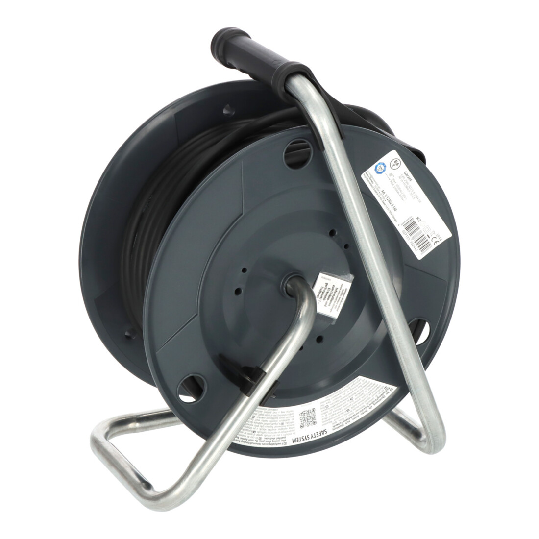 Brennenstuhl x Contorion Kabeltrommel 40m IP44 ( 3 Schutzkontakt-Steckdosen, Baustelleneinsatz, Made in Germany)