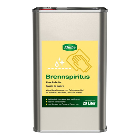 Brennspiritus 20l Kanister Brennspiritus Reinigungs- Entfettungsmittel